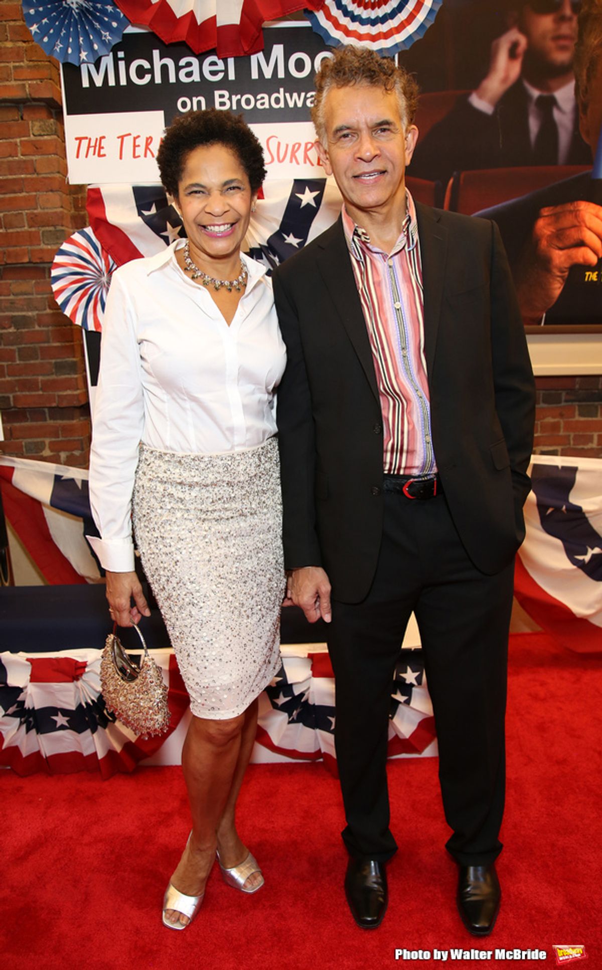 Allyson Tucker and Brian Stokes Mitchell at 