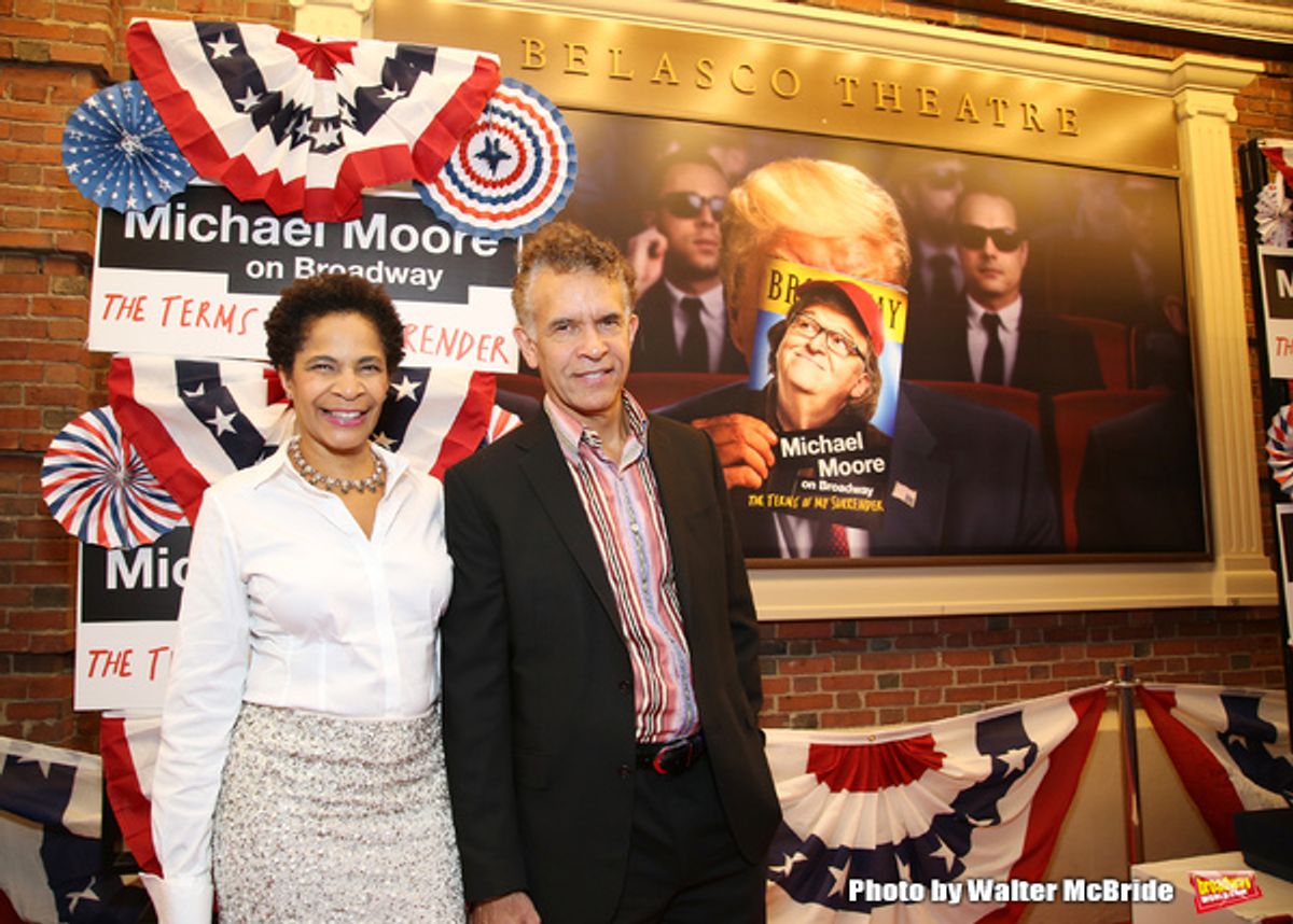 Allyson Tucker and Brian Stokes Mitchell  at 