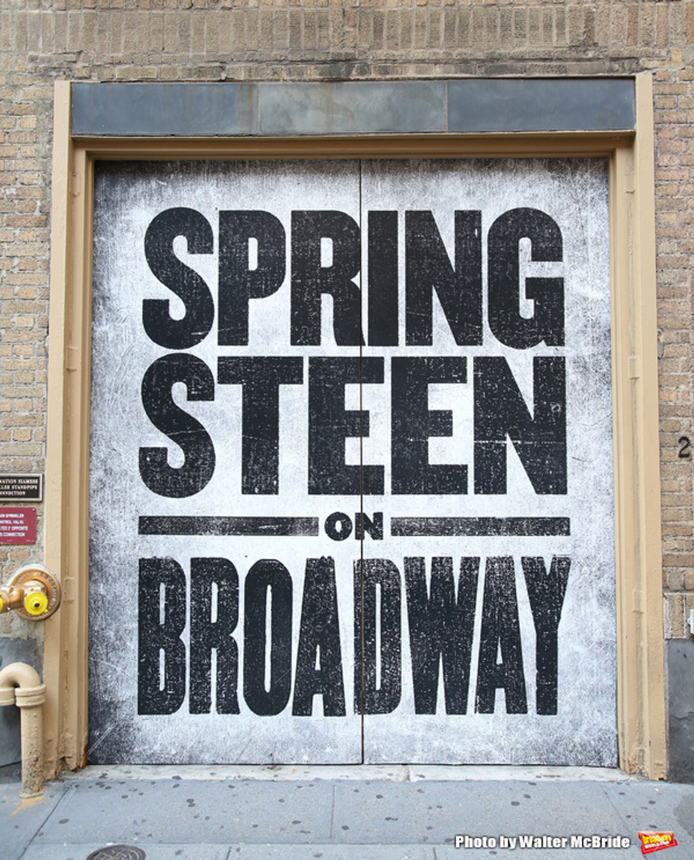 Up on the Marquee: SPRINGSTEEN ON BROADWAY  Image