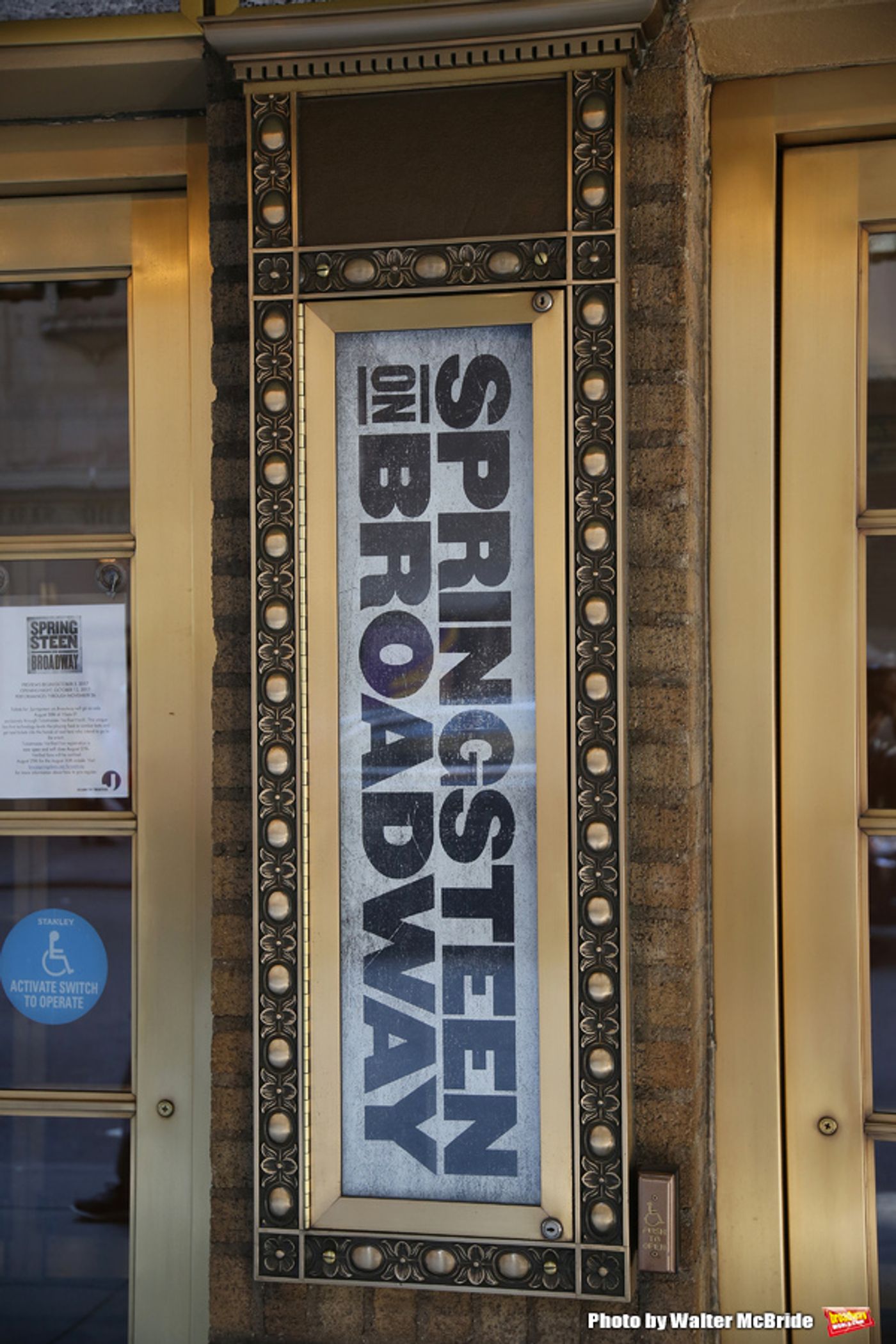 Up on the Marquee: SPRINGSTEEN ON BROADWAY  Image