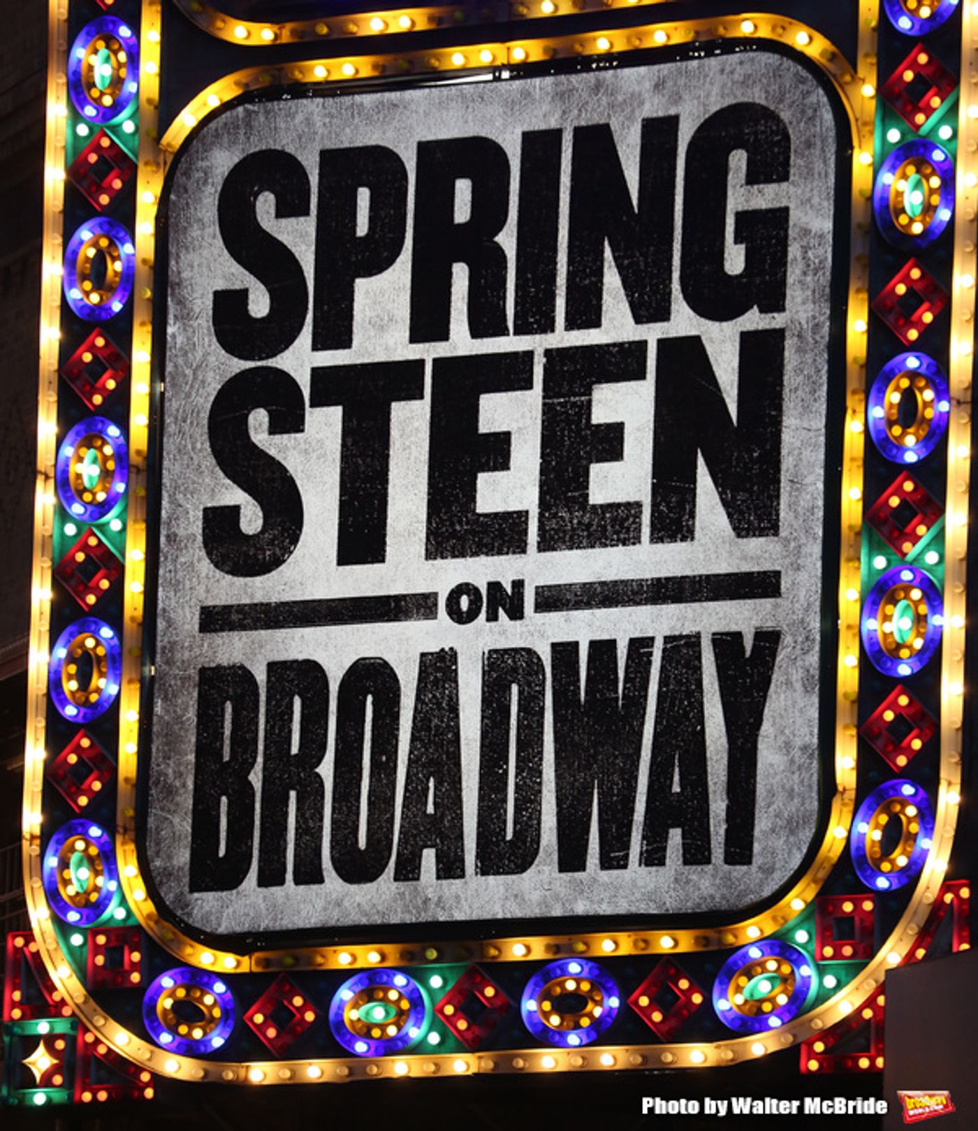 Up on the Marquee: SPRINGSTEEN ON BROADWAY  Image