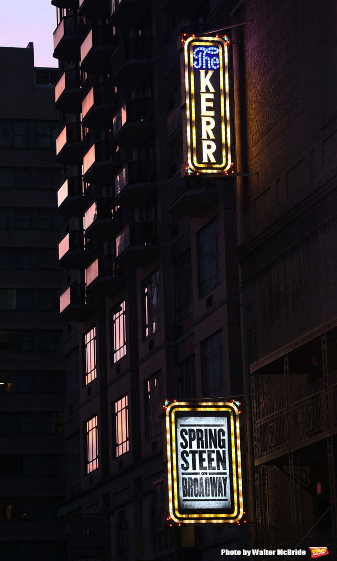 Up on the Marquee: SPRINGSTEEN ON BROADWAY  Image