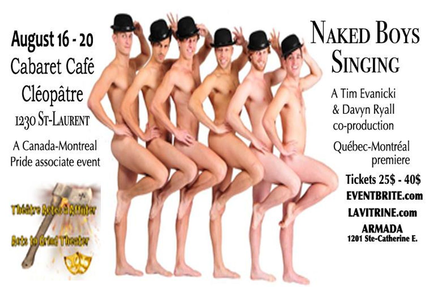 BWW Previews: NAKED BOYS SINGING at Cabaret Café Cléopâtre  Image