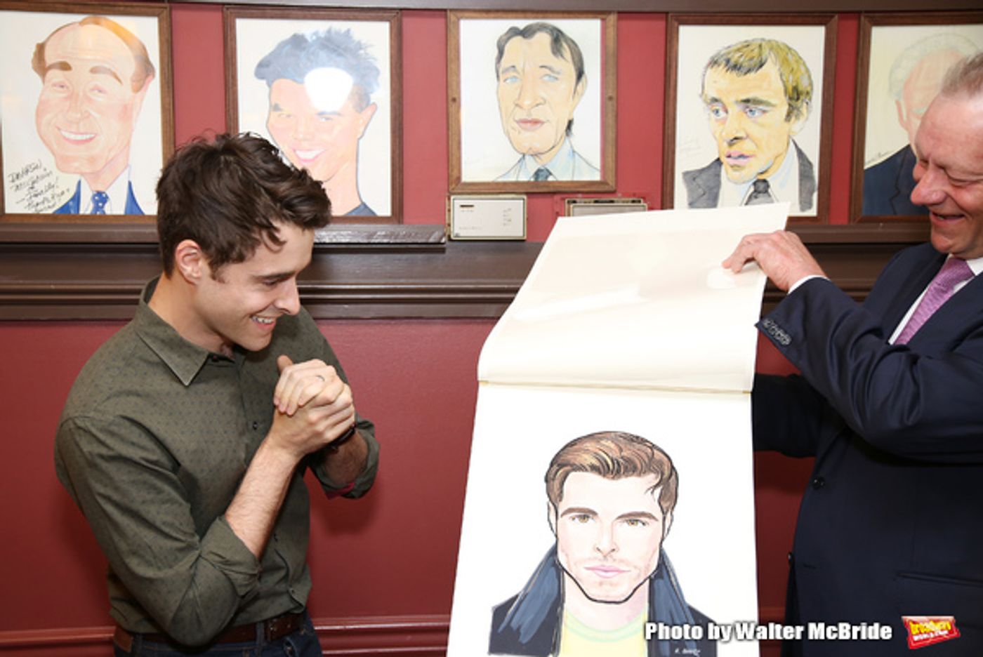 Photo Coverage: Sardi's Unveils Portrait of BANDSTAND's Corey Cott  Image