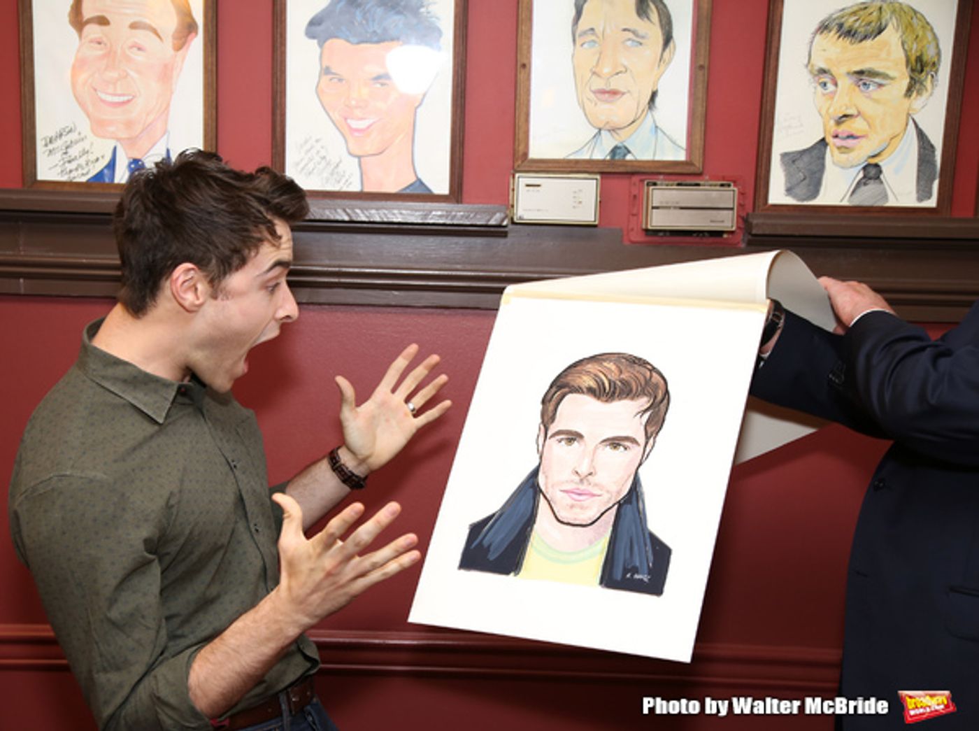 Photo Coverage: Sardi's Unveils Portrait of BANDSTAND's Corey Cott  Image