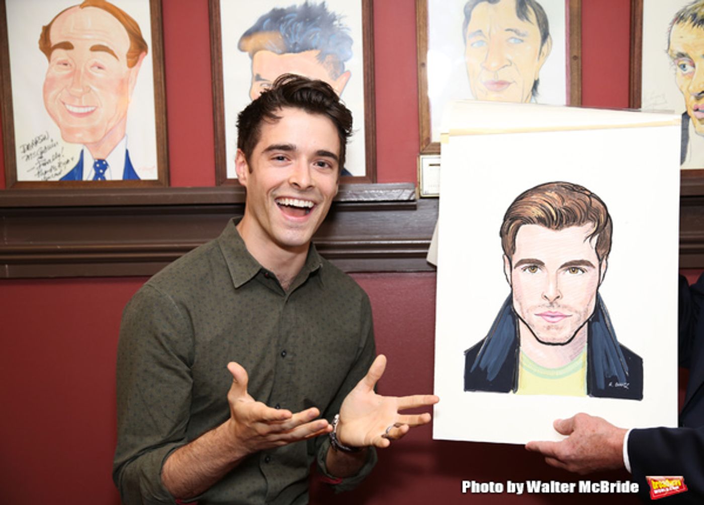 Photo Coverage: Sardi's Unveils Portrait of BANDSTAND's Corey Cott  Image