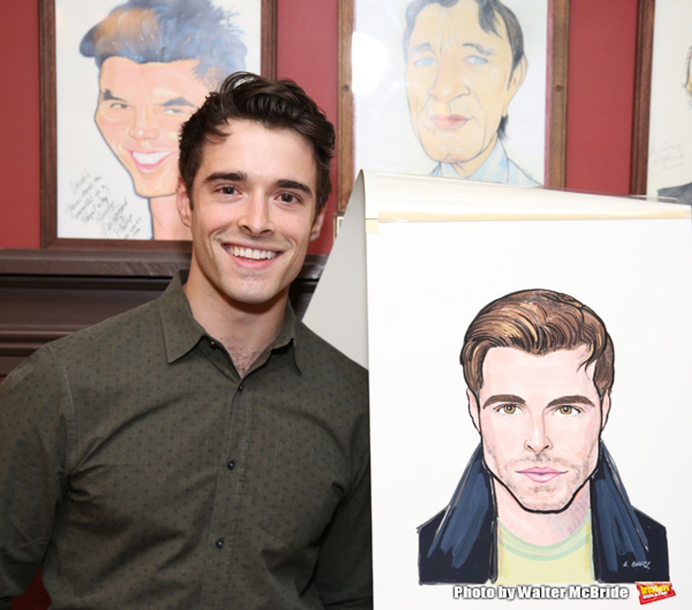 Photo Coverage: Sardi's Unveils Portrait of BANDSTAND's Corey Cott  Image