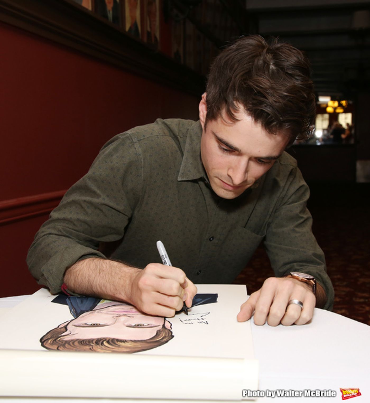 Photo Coverage: Sardi's Unveils Portrait of BANDSTAND's Corey Cott  Image