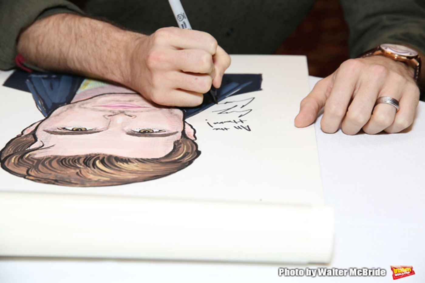 Photo Coverage: Sardi's Unveils Portrait of BANDSTAND's Corey Cott  Image