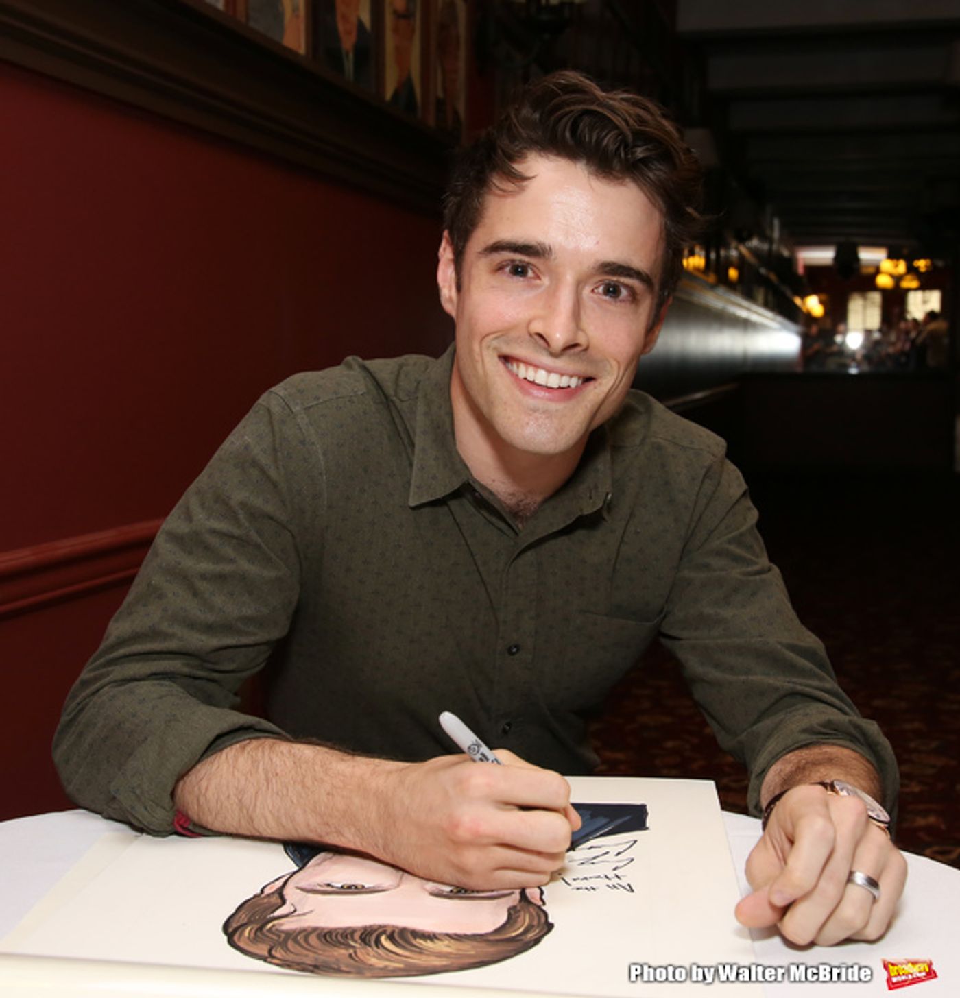Photo Coverage: Sardi's Unveils Portrait of BANDSTAND's Corey Cott  Image