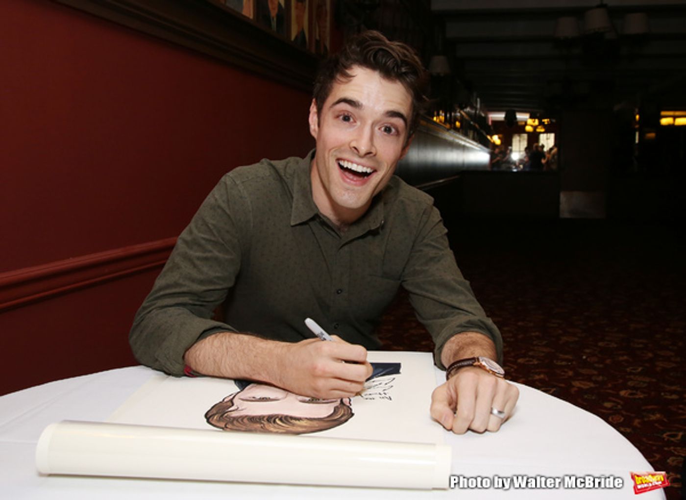 Photo Coverage: Sardi's Unveils Portrait of BANDSTAND's Corey Cott  Image