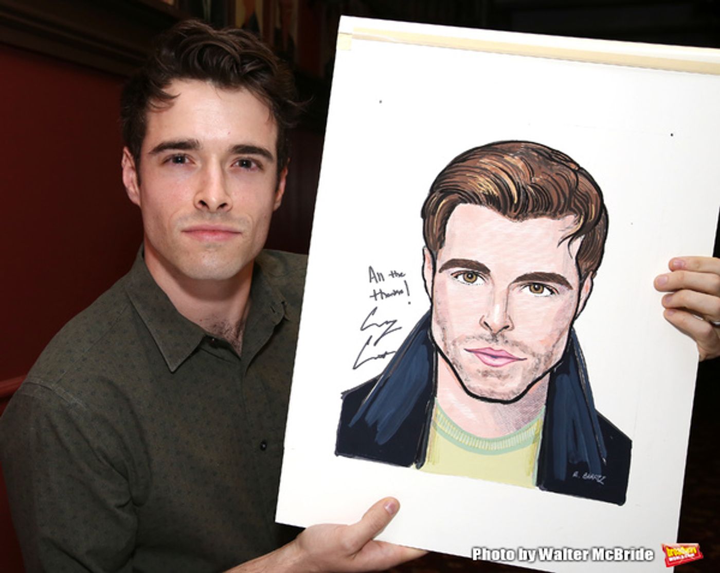 Photo Coverage: Sardi's Unveils Portrait of BANDSTAND's Corey Cott  Image