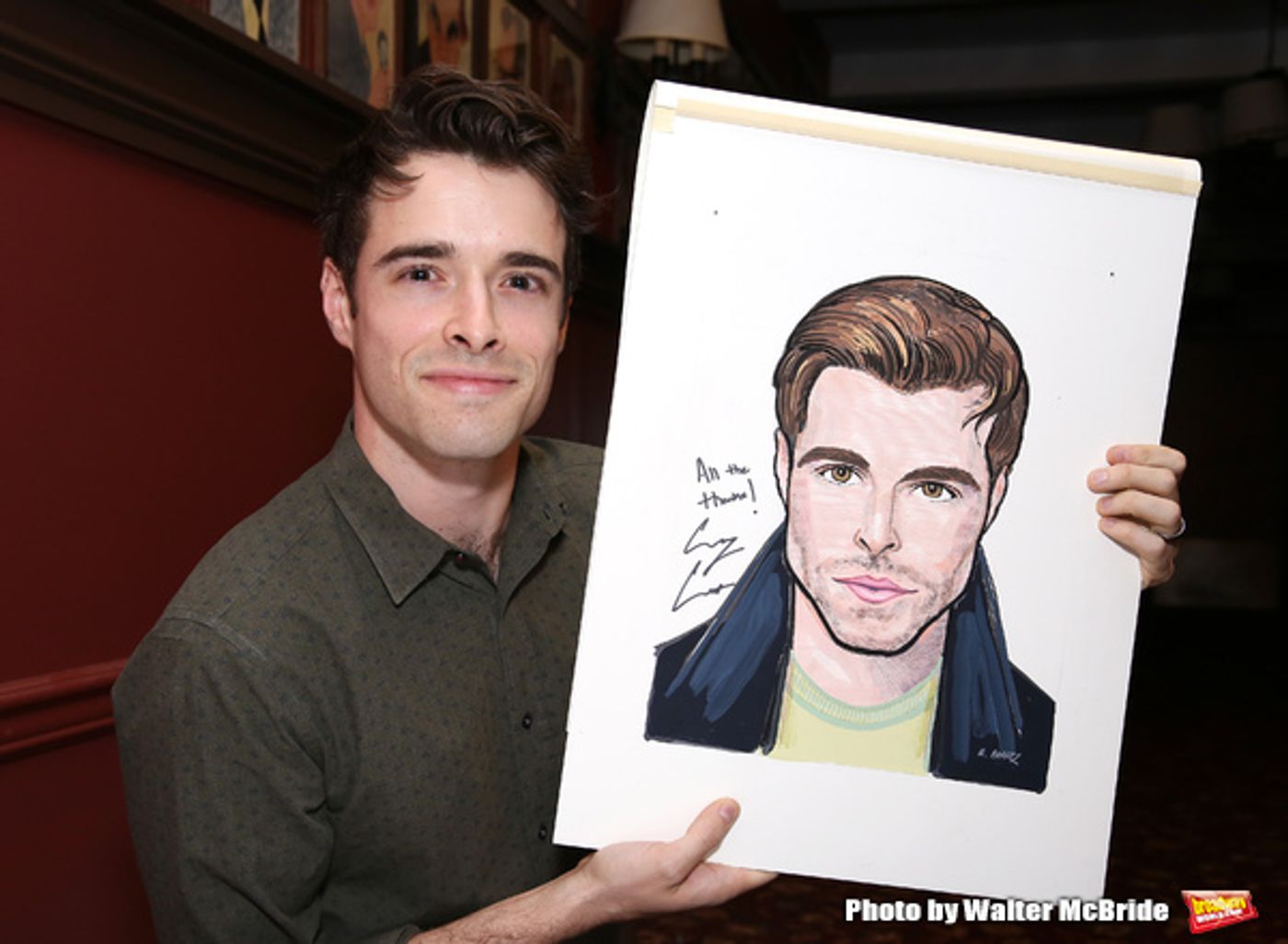 Photo Coverage: Sardi's Unveils Portrait of BANDSTAND's Corey Cott  Image