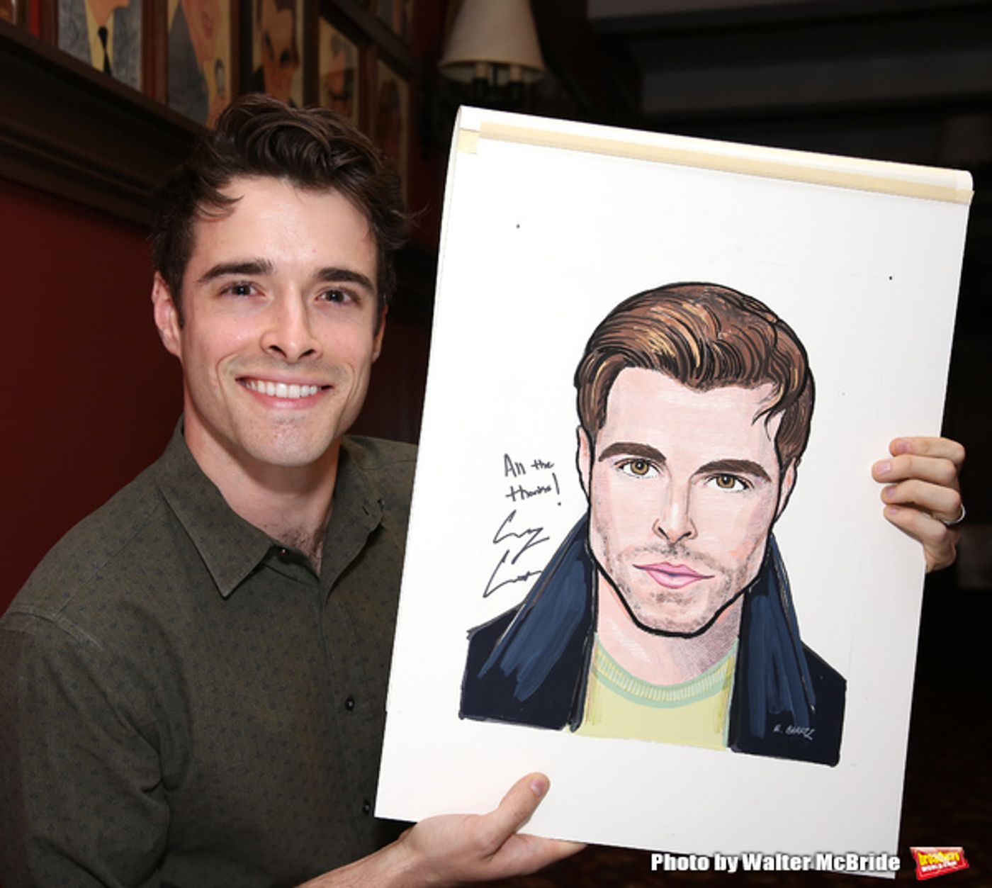 Photo Coverage: Sardi's Unveils Portrait of BANDSTAND's Corey Cott  Image