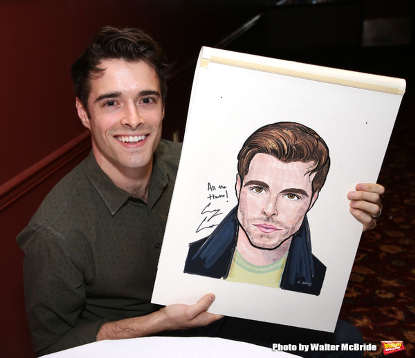Photo Coverage: Sardi's Unveils Portrait of BANDSTAND's Corey Cott  Image