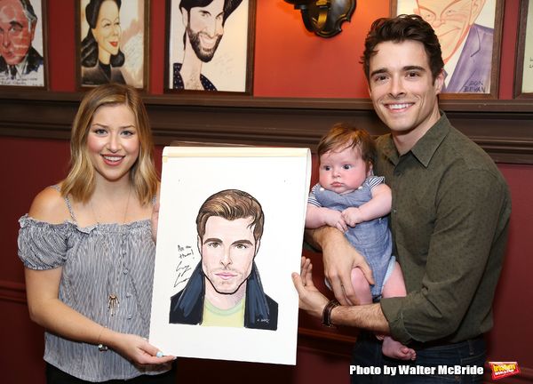 Meghan Woollard, Elliott Michael Cott and Corey Cott  Photo