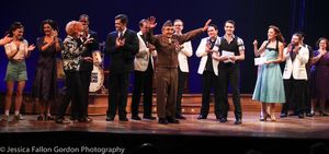 Elinor Otto, Luke Gasparre and the cast of Bandstand @ BroadwayWorld Elinor Otto, Luke Gasparre and the cast of Bandstand Photo