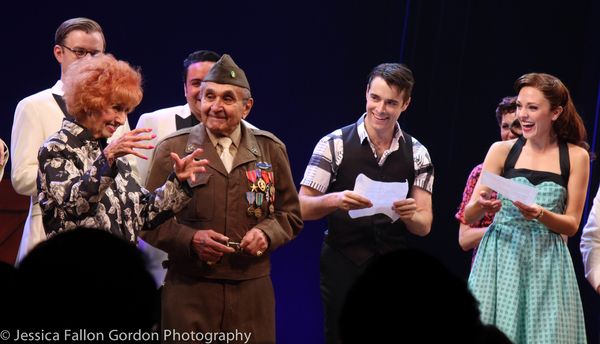 Elinor Otto, Luke Gasparre, Corey Cott and Laura Osnes Photo
