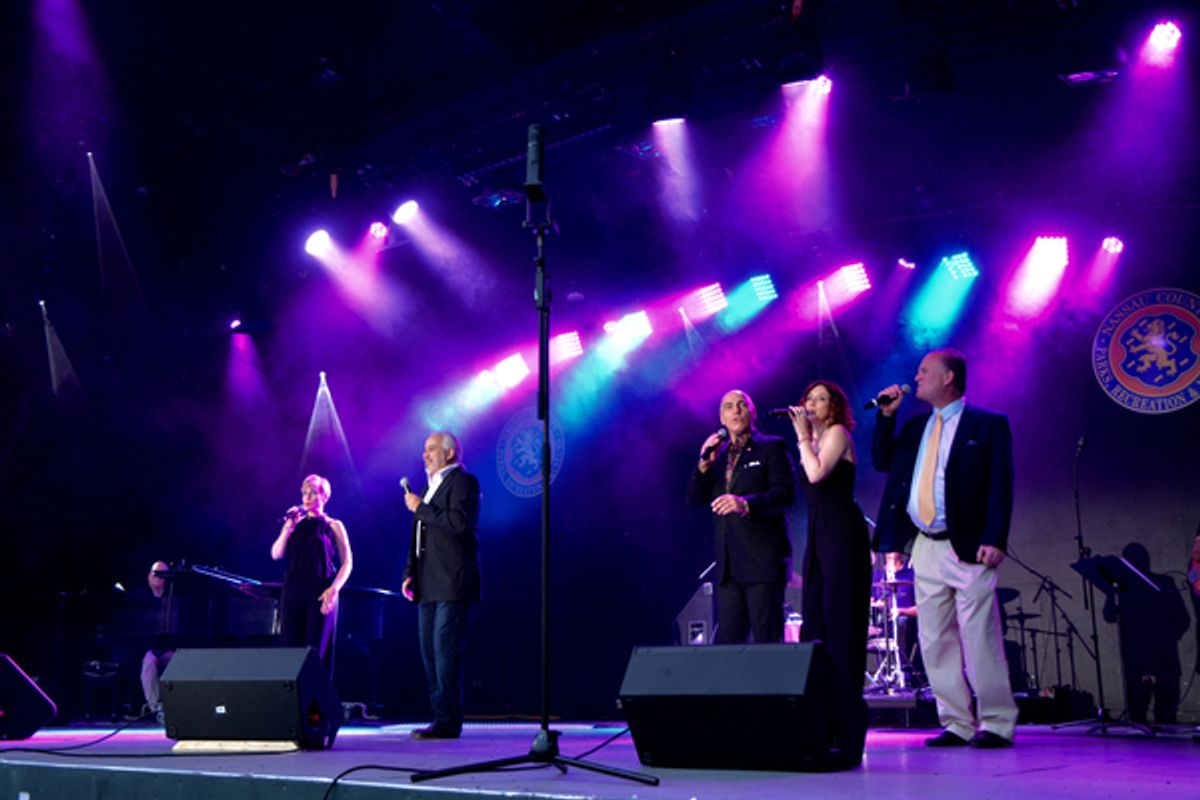 Carter Calvert, Danny Zolli, William Michals, Rebecca Pitcher and Craig Schulman at 