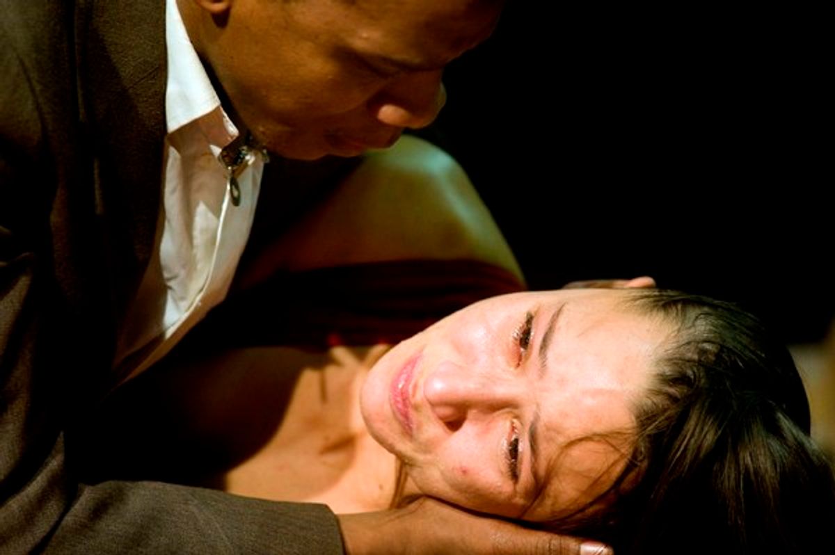 Bongile Mantsai and Hilda Cronje at 