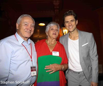 Bruno Quinson, Mary Ann Quinson, Aaron Tveit Photo