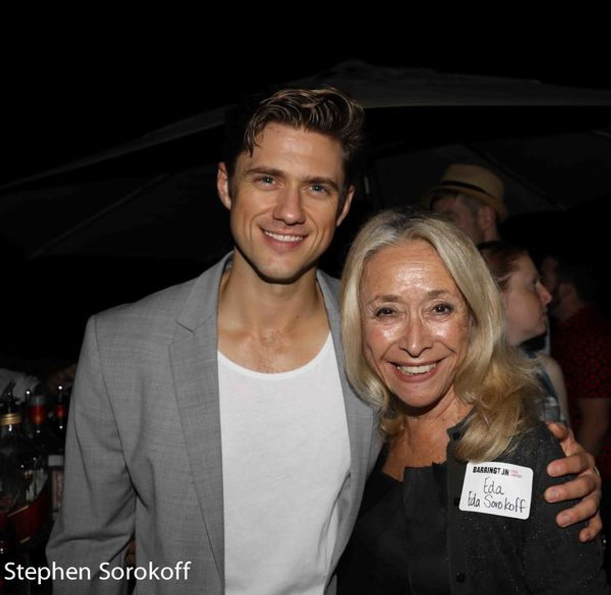 Aaron Tveit & Eda Sorokoff at 