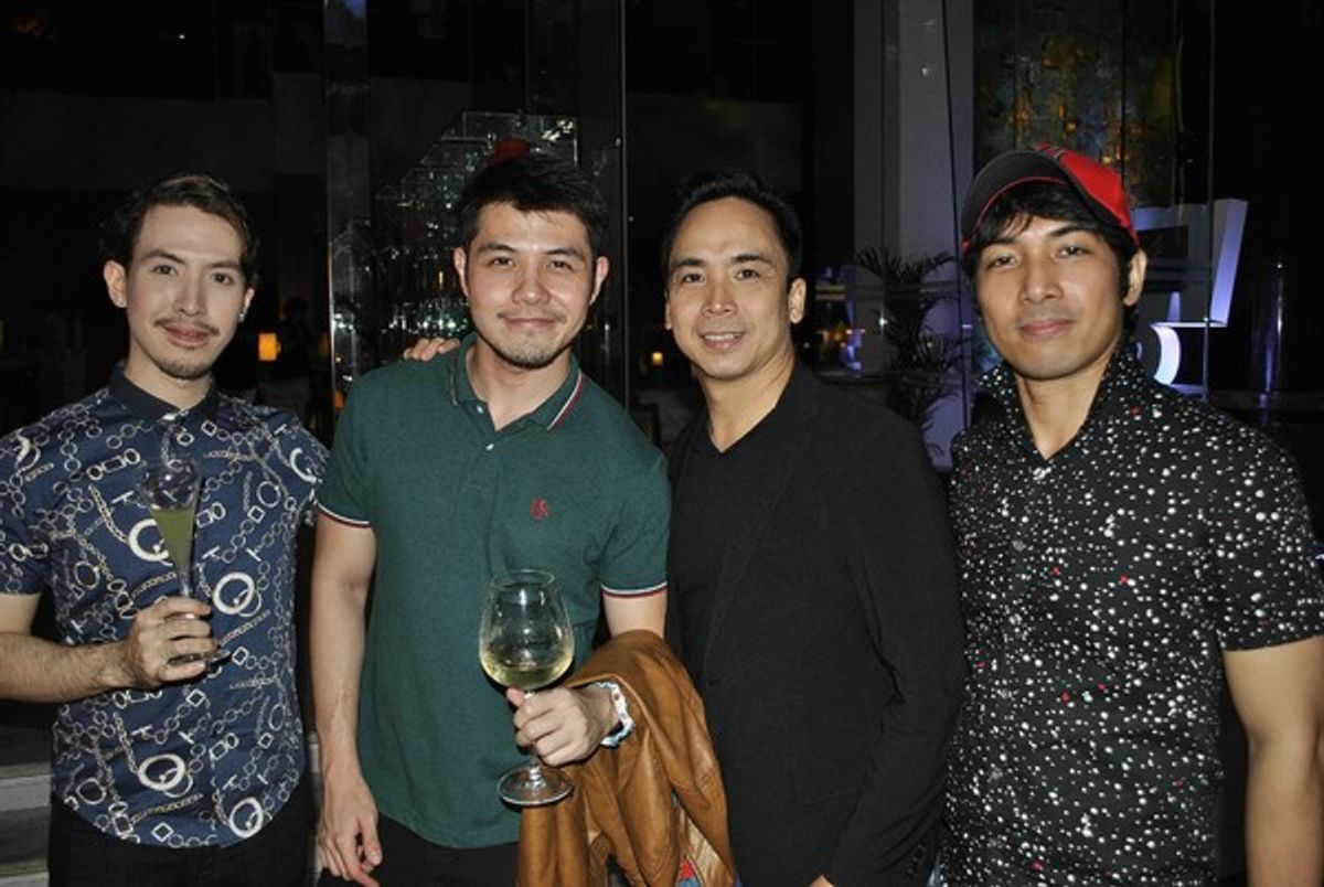 Fred Lo, Chino Veguillas, Francis Matheu at 