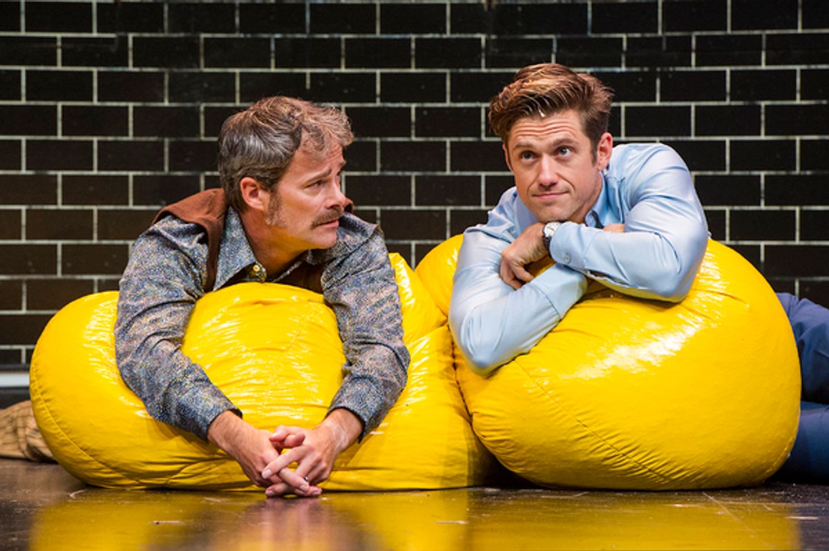 James Ludwig and Aaron Tveit at 