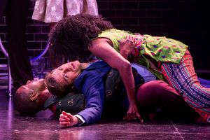 Lawrence E. Street, Aaron Tveit and Jeanette Bayardelle @ BroadwayWorld Lawrence E. Street, Aaron Tveit and Jeanette Bayardelle Photo