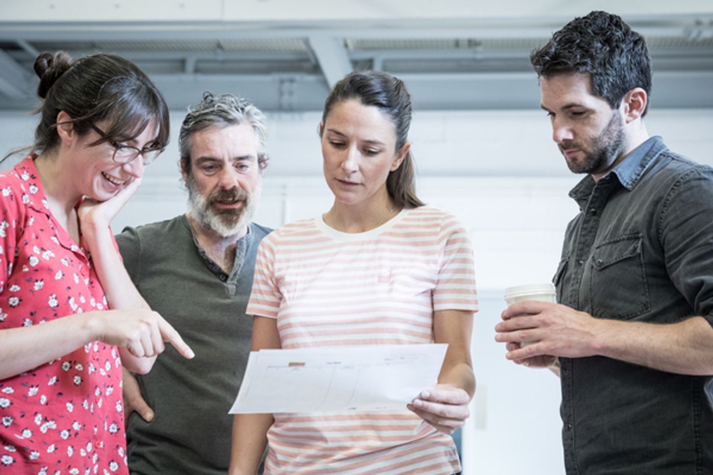 Photo Flash: Sneak Peek Inside Rehearsal for English Touring Theatre's THE WEIR  Image