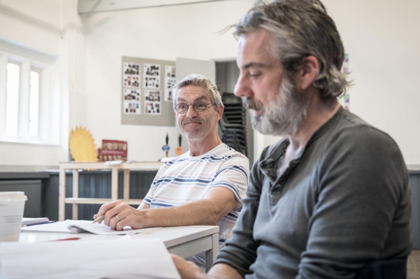Photo Flash: Sneak Peek Inside Rehearsal for English Touring Theatre's THE WEIR  Image