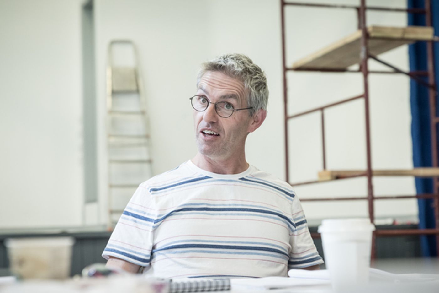 Photo Flash: Sneak Peek Inside Rehearsal for English Touring Theatre's THE WEIR  Image