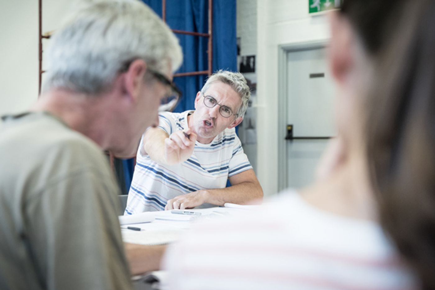 Photo Flash: Sneak Peek Inside Rehearsal for English Touring Theatre's THE WEIR  Image