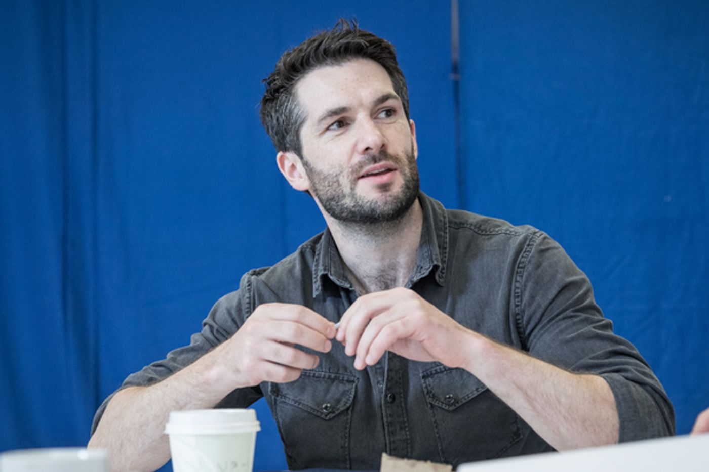 Photo Flash: Sneak Peek Inside Rehearsal for English Touring Theatre's THE WEIR  Image
