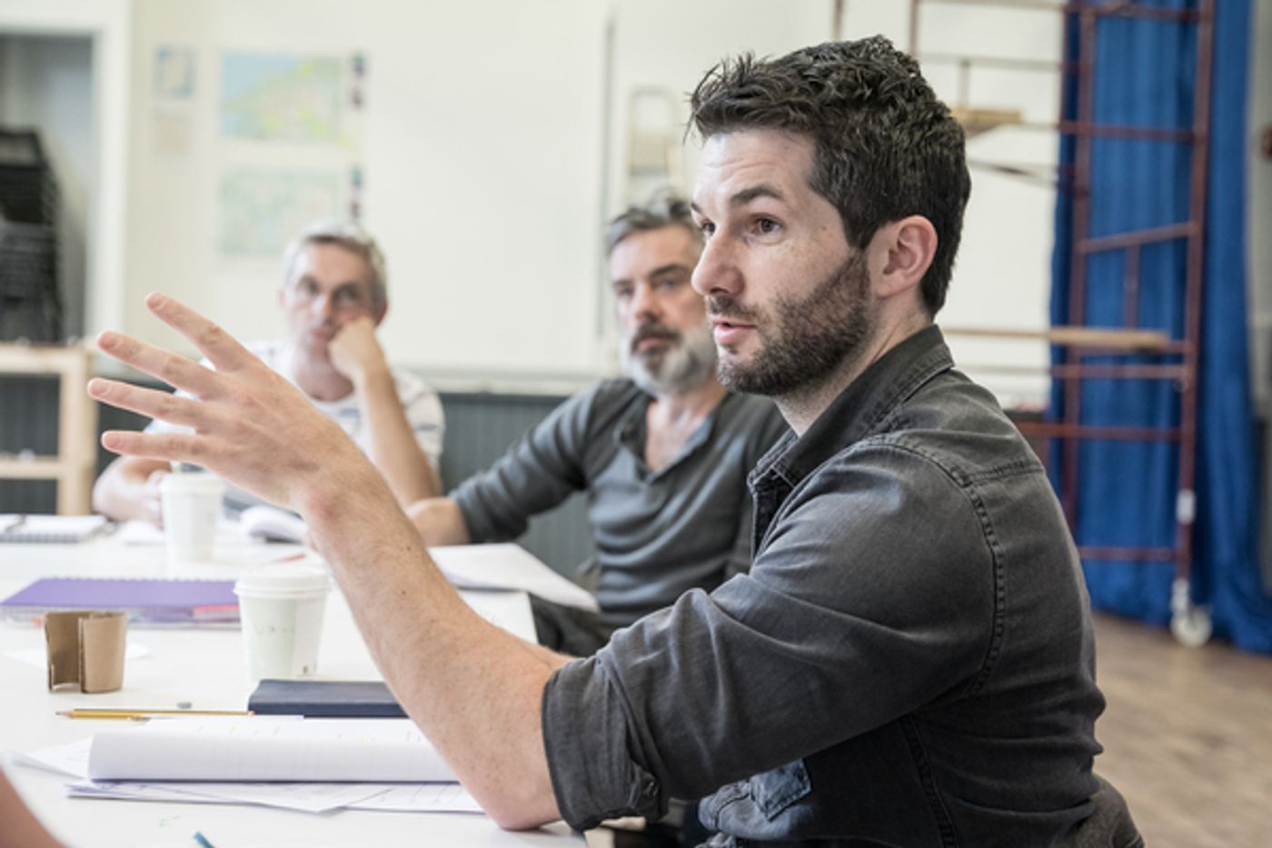 Photo Flash: Sneak Peek Inside Rehearsal for English Touring Theatre's THE WEIR  Image