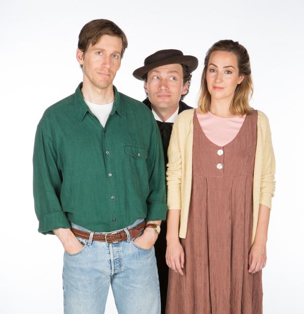 Andrew Samonsky, Bryce Pinkham, and Hannah Elless Photo