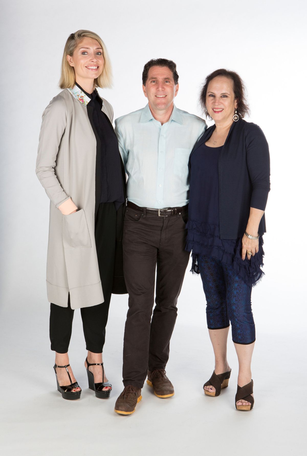 Kirsten Guenther, Nolan Gasser, and Mindi Dickstein at 