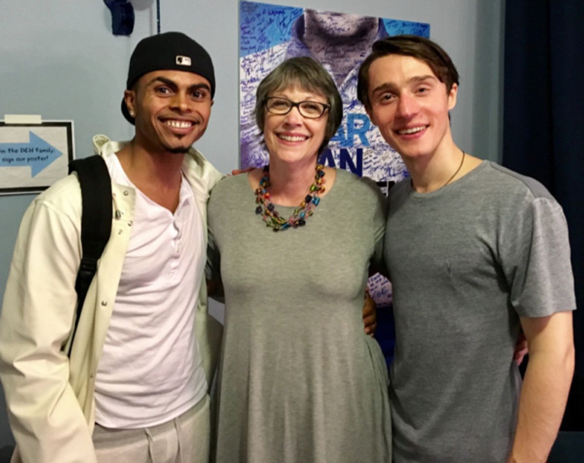Patricia Hoag Simon has coordinated the Music Theatre Program at Marymount Manhattan College for 27 years! What a thrill to have been there at the beginning for alums Annaleigh Ashford, Adrienne Warren, Jason Gotay, Emmy Raver Lampman and these gents at 