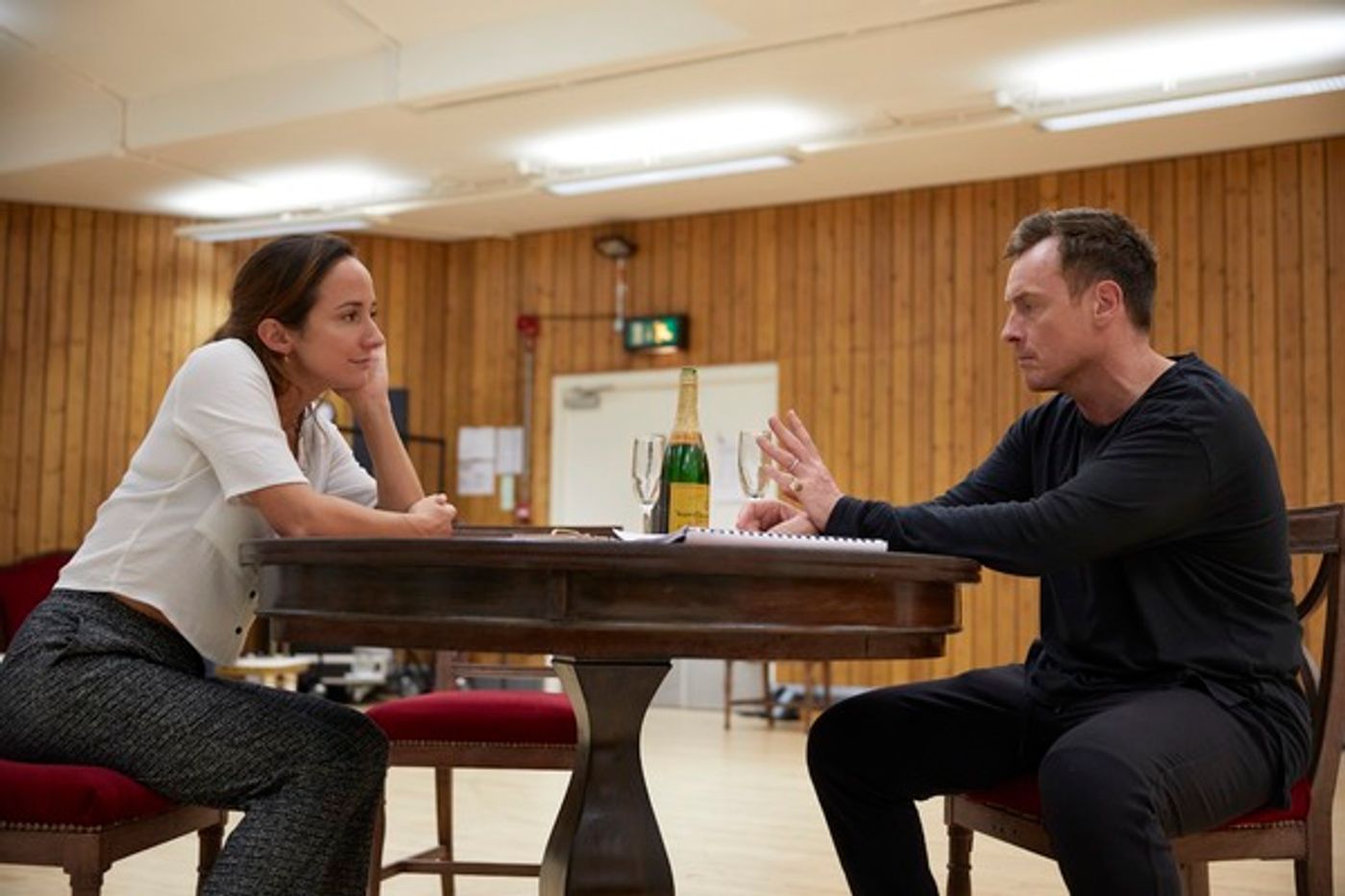 Photo Flash: In Rehearsals for OSLO at National Theatre  Image