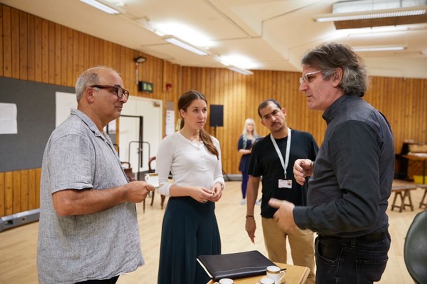 Photo Flash: In Rehearsals for OSLO at National Theatre  Image