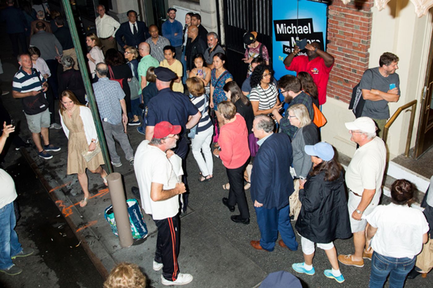 Photo Coverage: Michael Moore Leads Protest from Broadway to Trump Tower Photo Coverage: Michael Moore Leads Protest from Broadway to Trump Tower Image