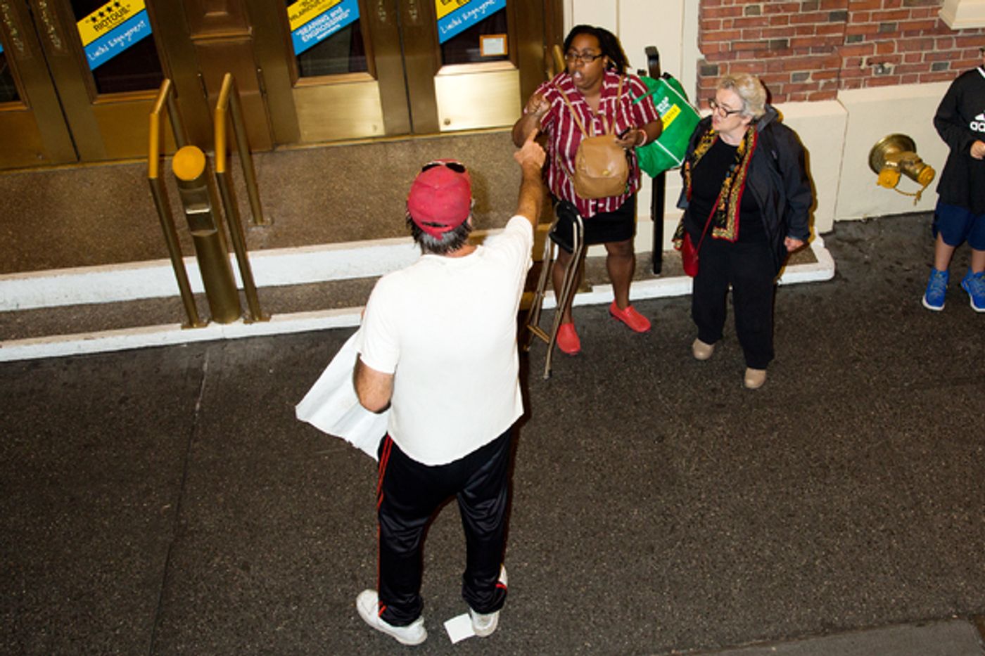 Photo Coverage: Michael Moore Leads Protest from Broadway to Trump Tower Photo Coverage: Michael Moore Leads Protest from Broadway to Trump Tower Image