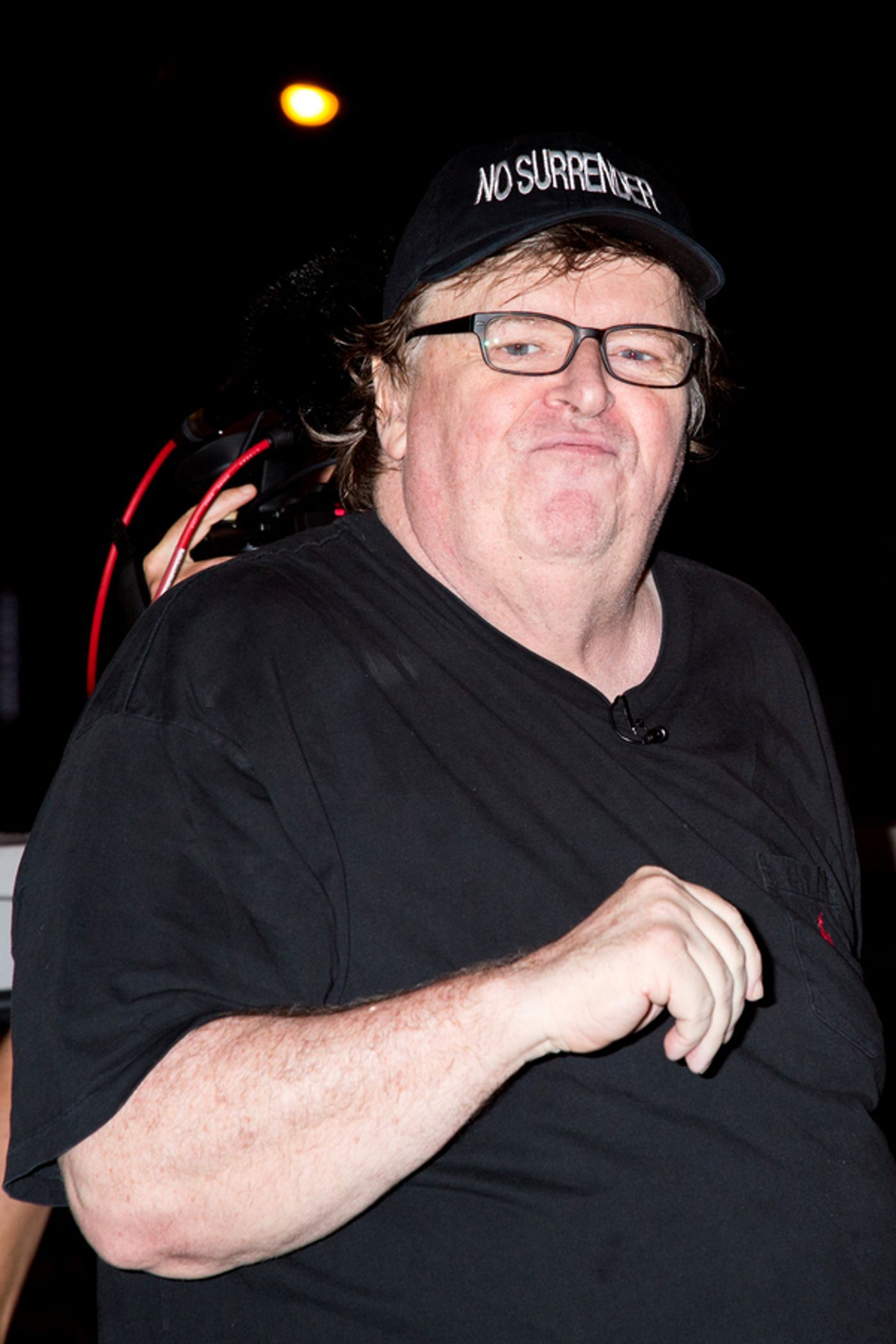 Photo Coverage: Michael Moore Leads Protest from Broadway to Trump Tower  Image
