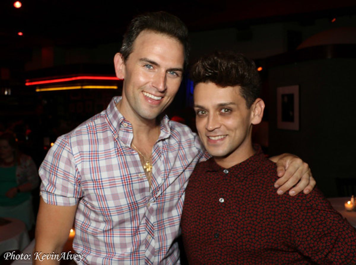 Daniel Reichard and Michael Longoria at 