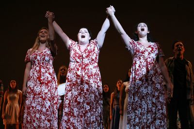 Ryann Redmond with Emma Hearn and Marissa Garcia Photo