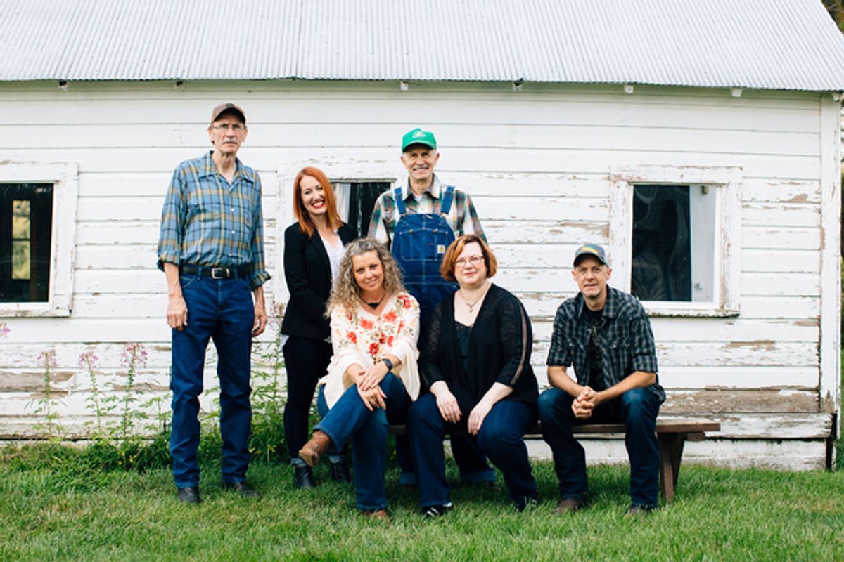 Cork Ramer, Erika Hall Seiff, Bill Hutson; Laura Leininger-Campbell,  Amy Lane and Jeremy Estill at 