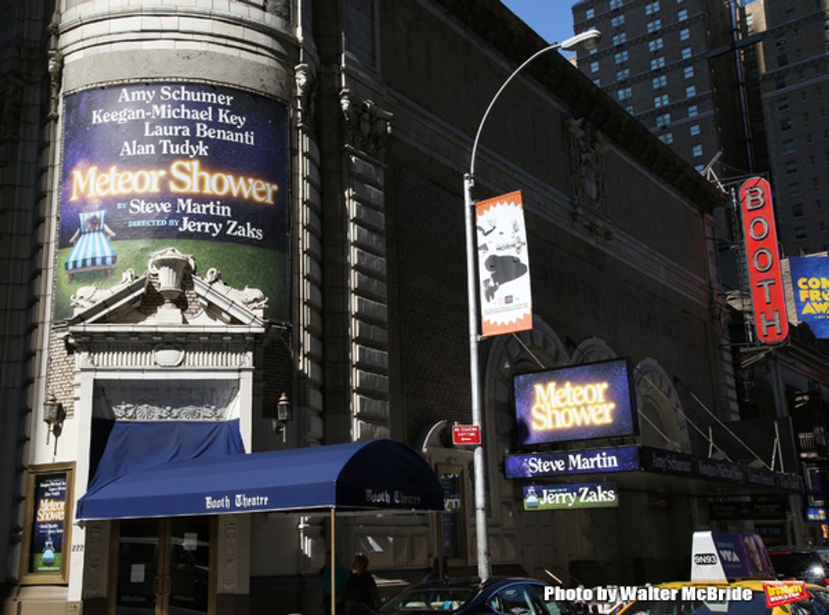 'Meteor Shower' directed by Jerry Zaks and starring Amy Schumer, Keegan-Michael Key, Laura Benanti, and Alan Tudyk at The Booth Theatre at 