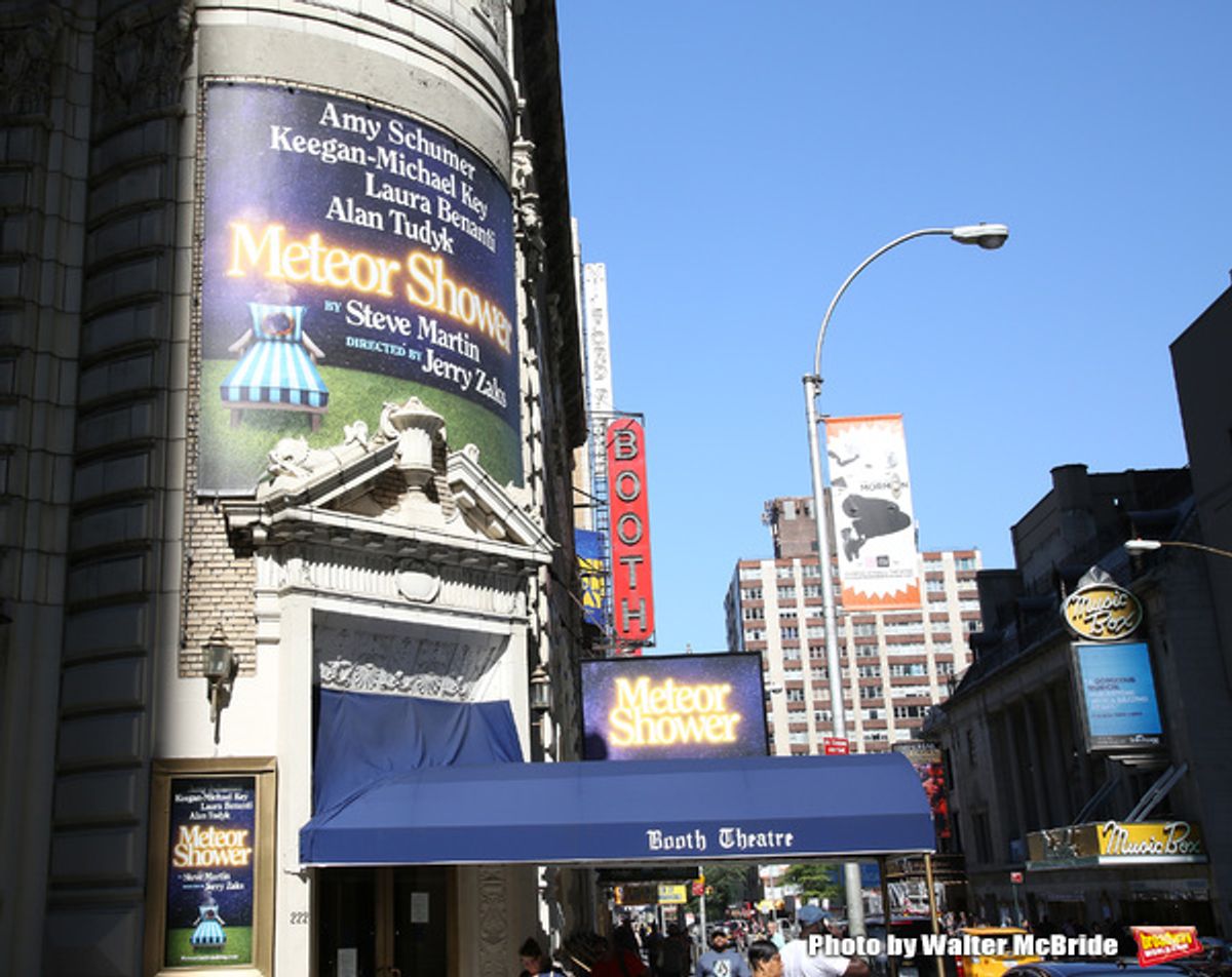 'Meteor Shower' directed by Jerry Zaks and starring Amy Schumer, Keegan-Michael Key, Laura Benanti, and Alan Tudyk at The Booth Theatre at 