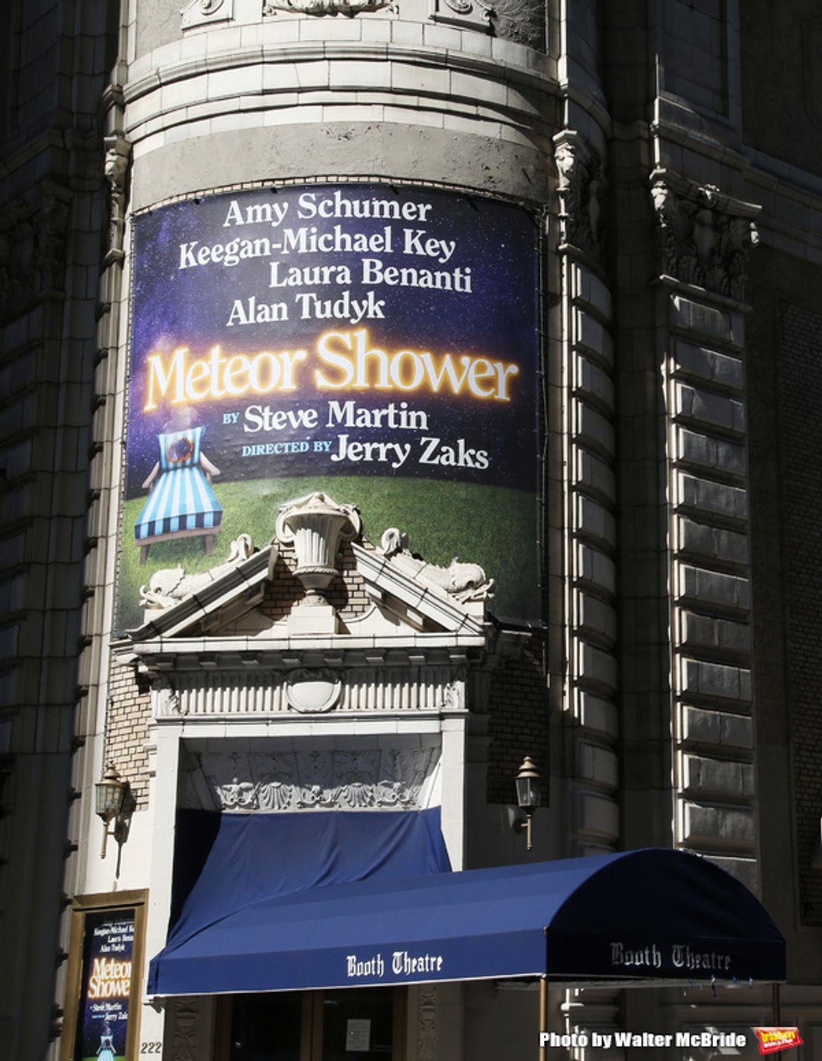 'Meteor Shower' directed by Jerry Zaks and starring Amy Schumer, Keegan-Michael Key, Laura Benanti, and Alan Tudyk at The Booth Theatre at 