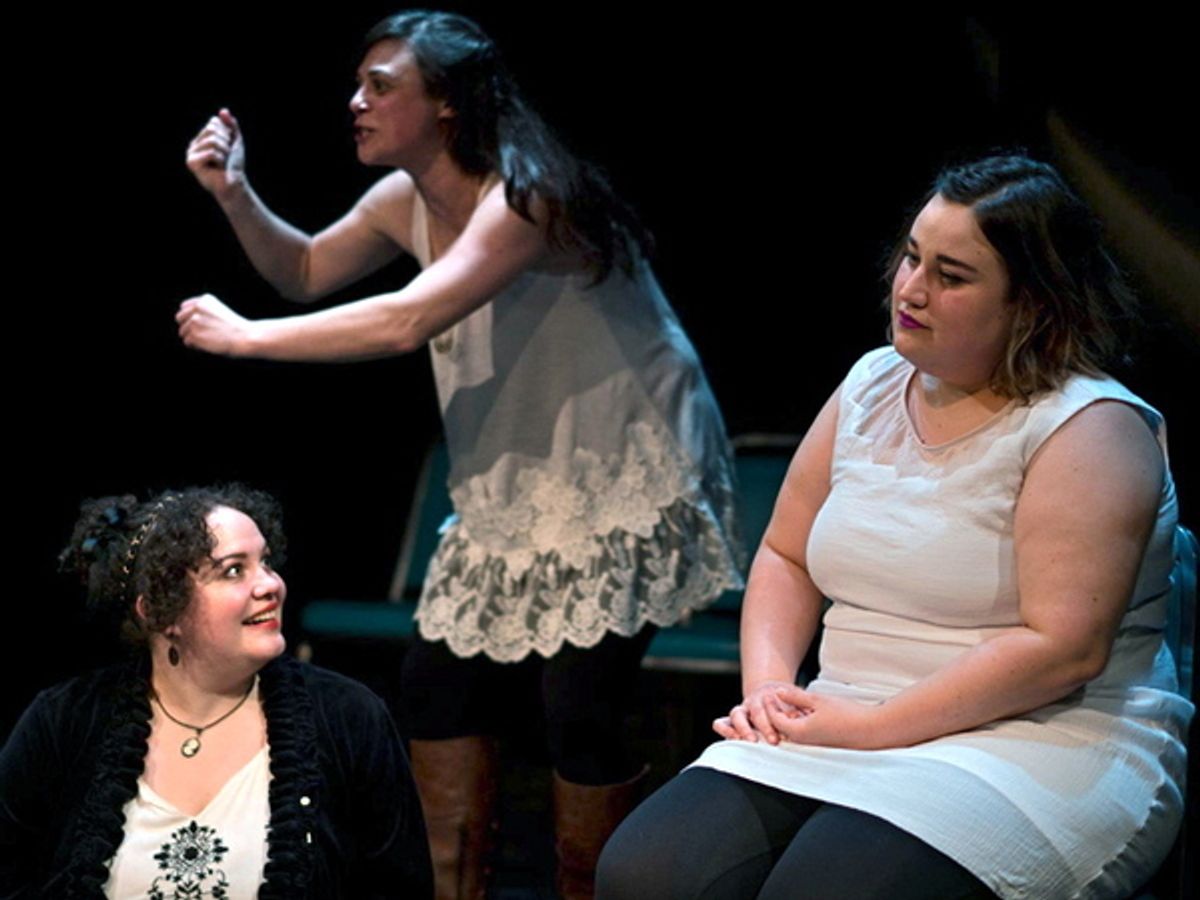 Emily Friedrick, Stephanie Jones, and Robin Hellmann at 